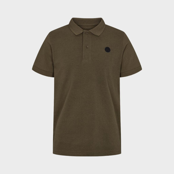 Kronstadt Kids Albert Organic/Recycled polo T-shirts - kids Army