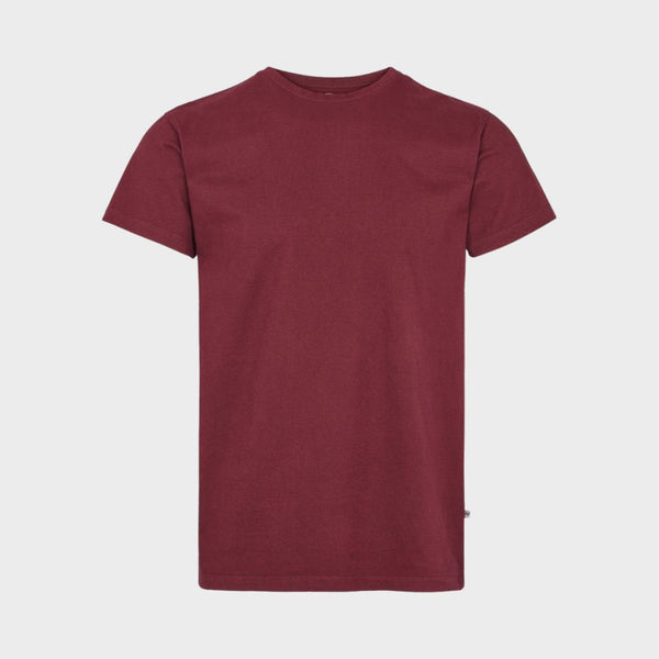 Kronstadt Basic Cotton t-shirt Tee Bordeaux
