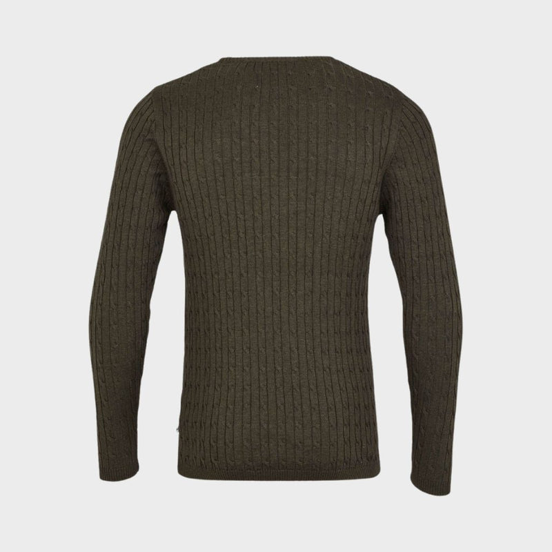 Kronstadt Cable Cotton knit Knits Army mel