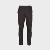 Kronstadt Club Texture pants Pants Brown check