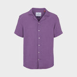 Kronstadt Cuba Muslin S/S shirt Shirts S/S Lavender
