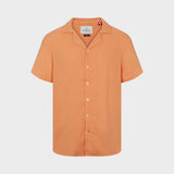 Kronstadt Cuba Muslin S/S shirt Shirts S/S Papaya
