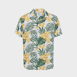 Kronstadt Cuba Tropical S/S shirt Shirts S/S Yellow