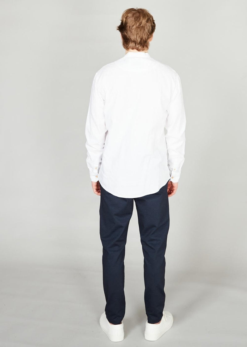 Kronstadt Dean Diego Cotton henley shirt Shirts L/S Off White