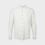 Kronstadt Dean Diego Cotton henley shirt Shirts L/S Off White
