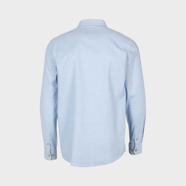 Kronstadt Dean Diego Cotton shirt Shirts L/S Light blue