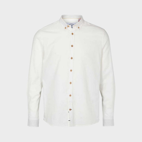 Kronstadt Dean Diego Cotton shirt Shirts L/S Off White