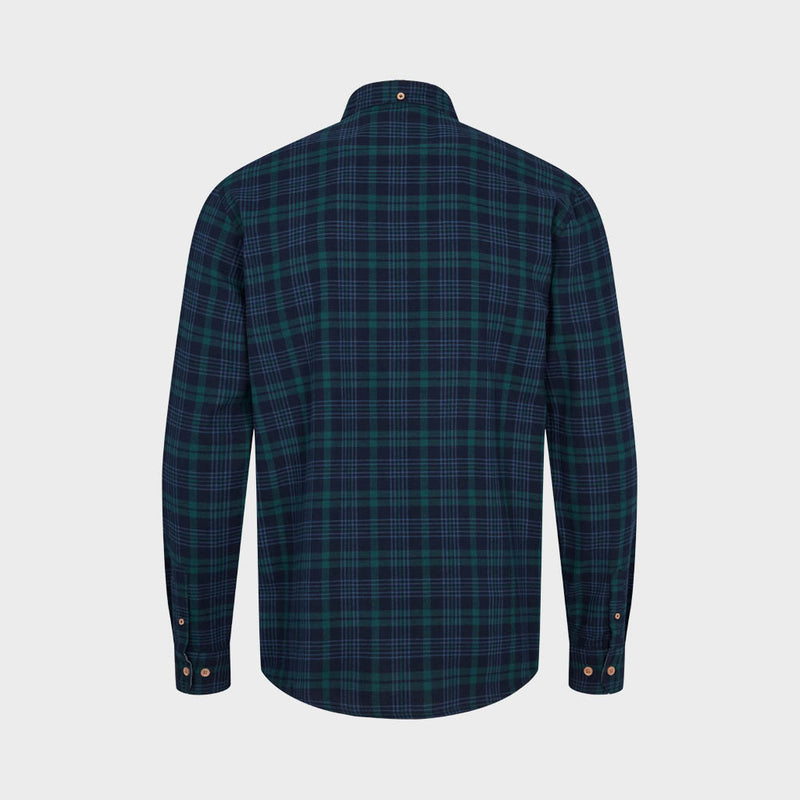 Kronstadt Dean Flannel check 30 Shirts L/S Green / Navy