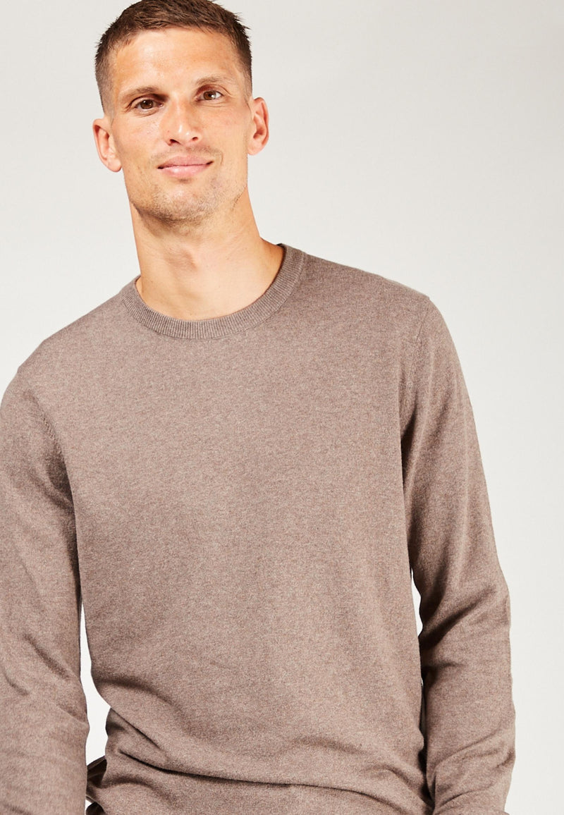Kronstadt Emory Cashmere jumper Knits Heather oatmeal