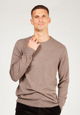 Kronstadt Emory Cashmere jumper Knits Heather oatmeal