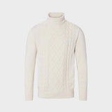 Kronstadt Holton Recycled cotton roll neck knit Knits Off White