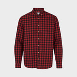 Kronstadt Johan Check Gr.18 shirt Shirts L/S Red