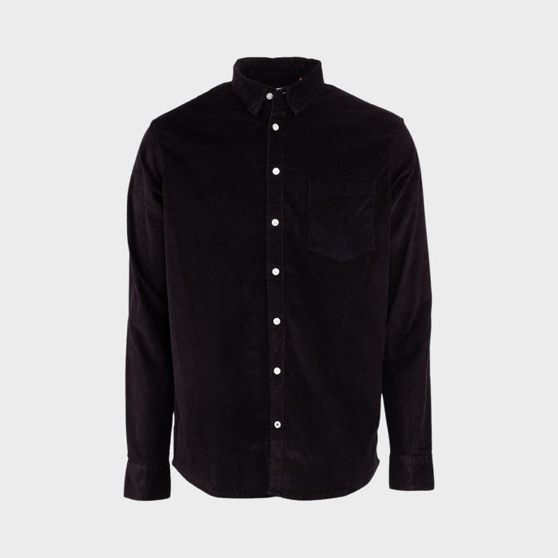 Kronstadt Johan Corduroy shirt Shirts L/S Black