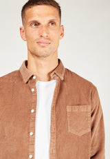 Kronstadt Johan Corduroy shirt Shirts L/S Brown