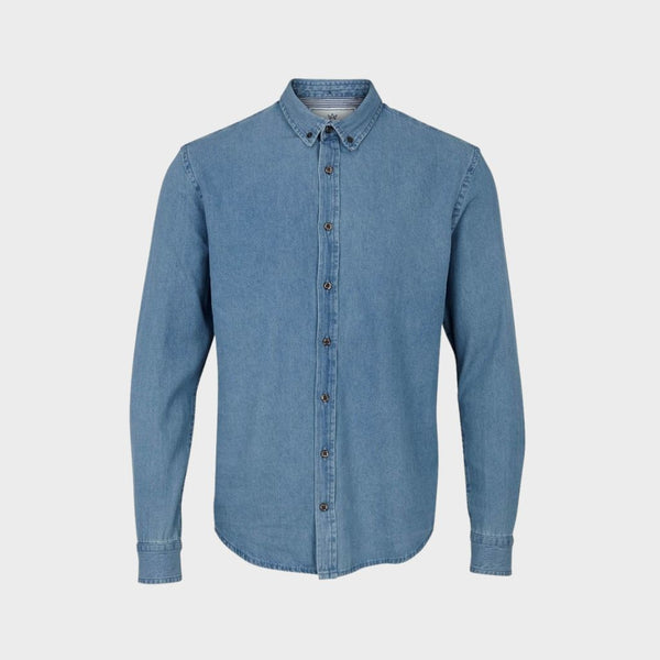 Kronstadt Johan Denim shirt Shirts L/S Light blue