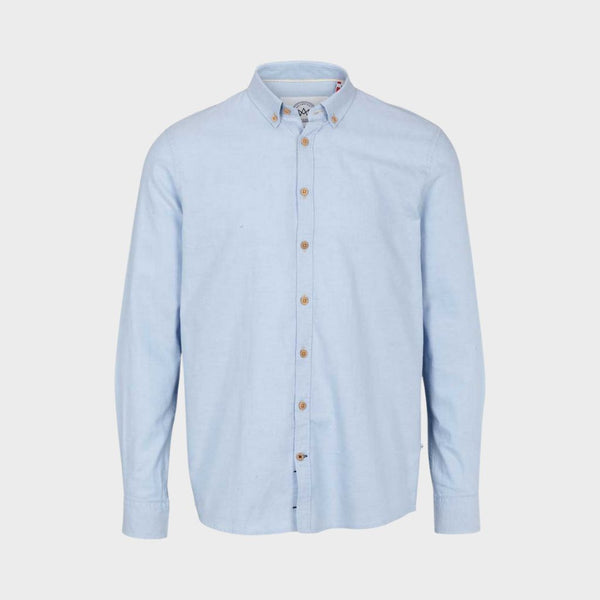 Kronstadt Johan Diego Cotton shirt Shirts L/S Light blue