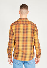 Kronstadt Johan Flannel check 29 shirt Shirts L/S Orange Check