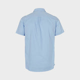 Kronstadt Johan Linen S/S shirt Shirts S/S Light blue