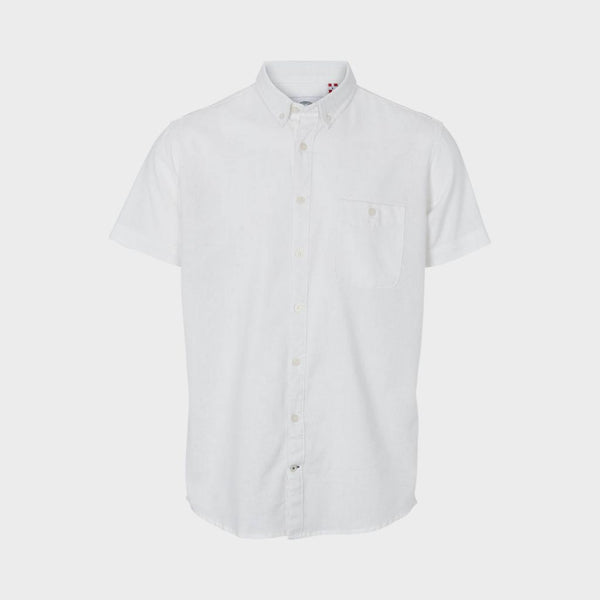 Kronstadt Johan Linen S/S shirt Shirts S/S Off White