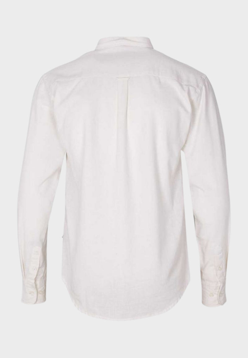 Kronstadt Johan Linen shirt Shirts L/S Off White