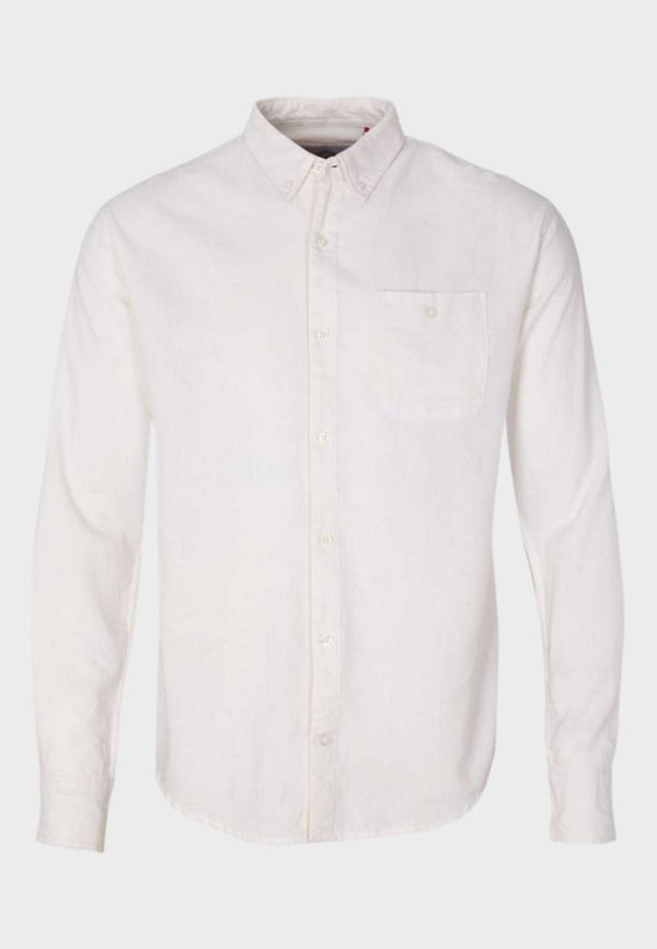 Kronstadt Johan Linen shirt Shirts L/S Off White