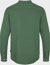Kronstadt Johan Muslin Henley shirt Shirts L/S Ivy Green
