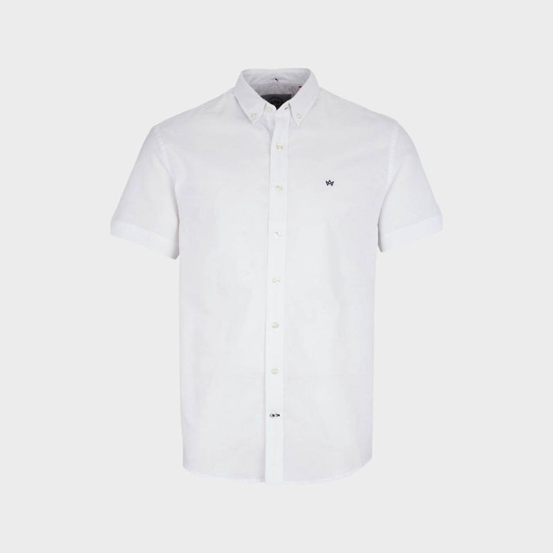 Kronstadt Johan Oxford S/S shirt Shirts S/S White