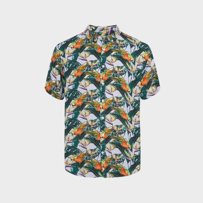 Kronstadt Johan Tropical vibes S/S shirt Shirts S/S Lavender