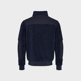 Kronstadt Kayson Teddy rib zip jacket Outerwear Navy