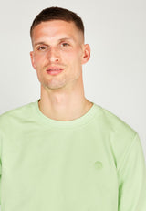 Kronstadt Lars Organic/Recycled crew sweat Sweat Paradise Green
