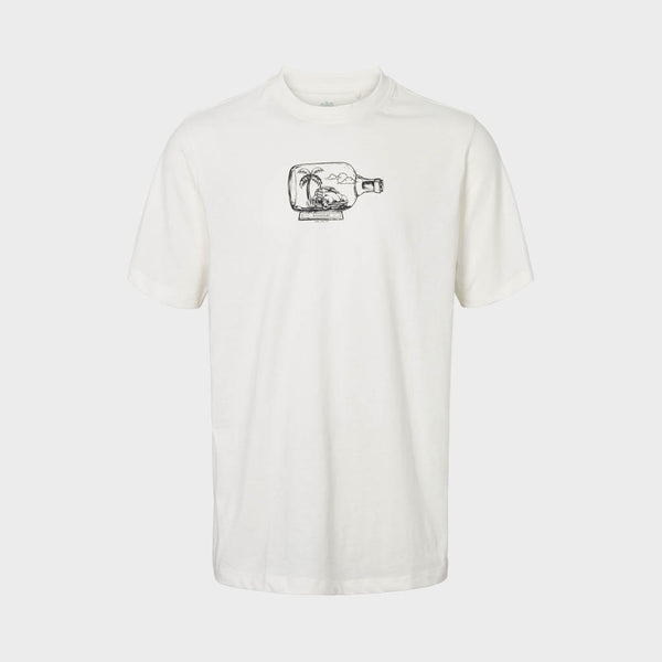 Kronstadt Ledger Printed T-shirt Tee Off White