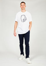Kronstadt Ledger Printed T-shirt Tee White