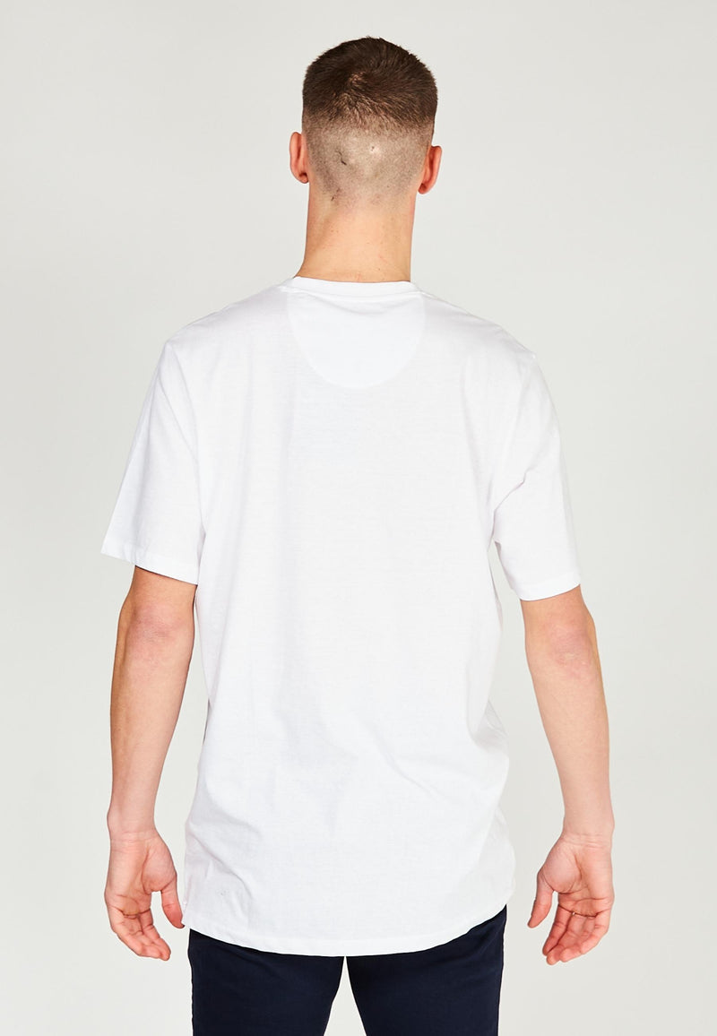 Kronstadt Ledger Printed T-shirt Tee White