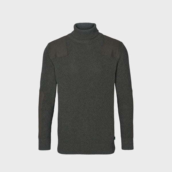 Kronstadt Magne Recycled cotton roll neck knit Knits Army