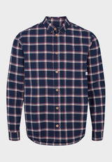 Kronstadt Ramon Flannel check 27 Shirts L/S Navy / Red