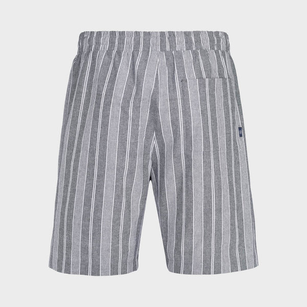 Kronstadt Stanley Linen Stripe 04 shorts Shorts Dutch Blue