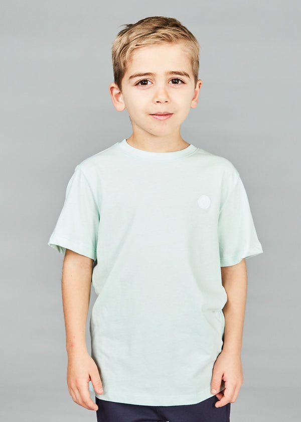 Kronstadt Kids Timmi Kids Organic/Recycled t-shirt T-shirts - kids Aqua