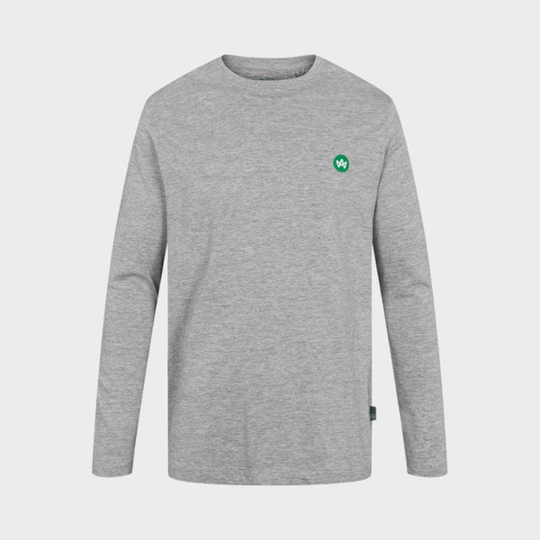 Kronstadt Timmi Organic/Recycled L/S t-shirt Tee Grey mel