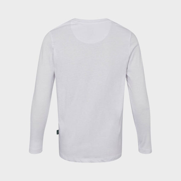 Kronstadt Timmi Organic/Recycled L/S t-shirt Tee White