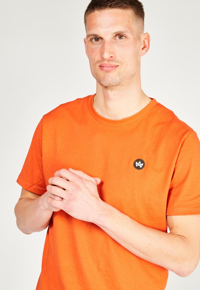 Kronstadt Timmi Organic/Recycled t-shirt Tee Burned Orange