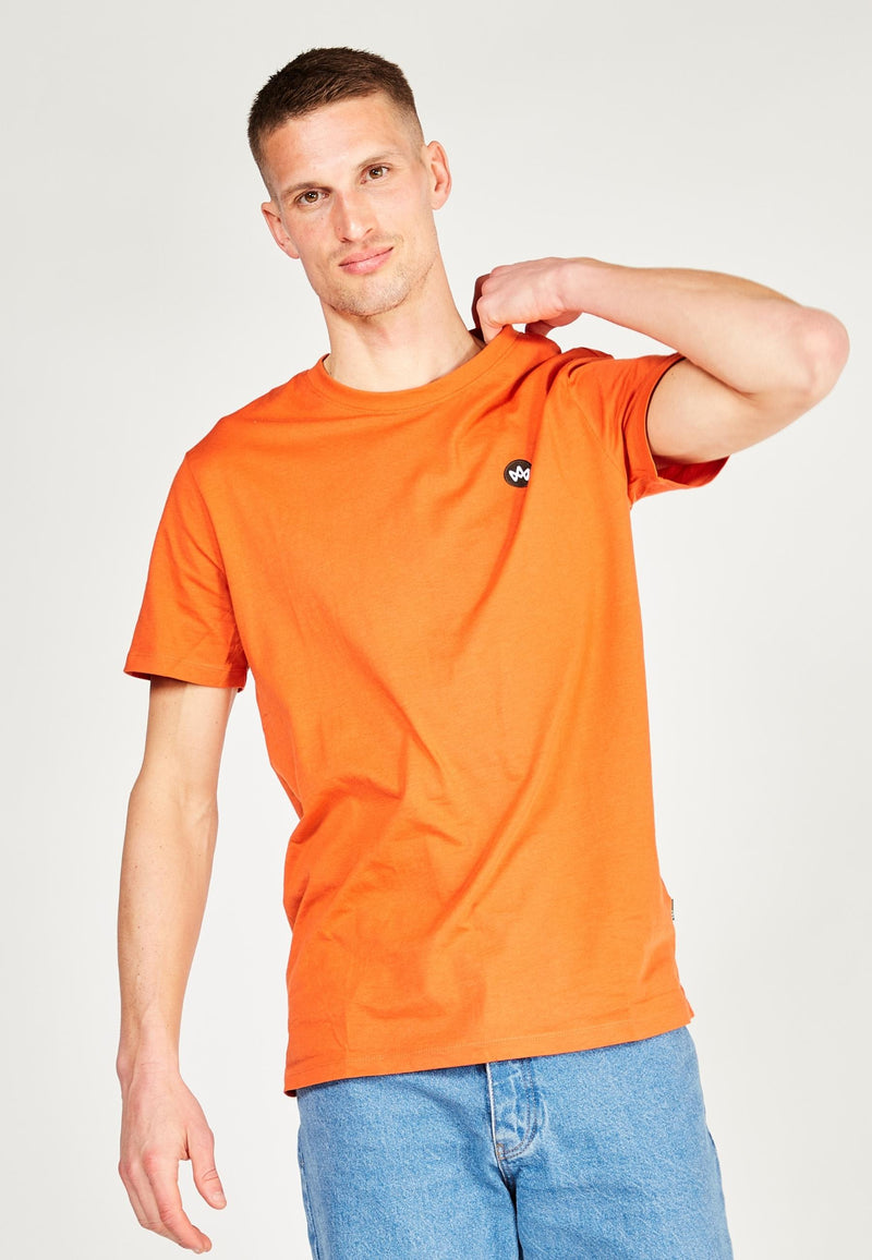 Kronstadt Timmi Organic/Recycled t-shirt Tee Burned Orange