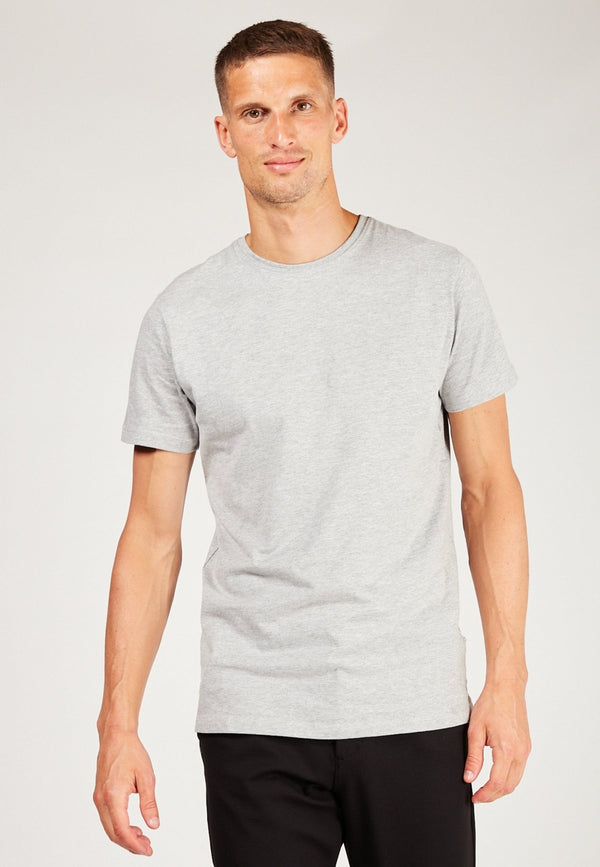 Basic Cotton t-shirt - Grey mel - Kronstadtbrand
