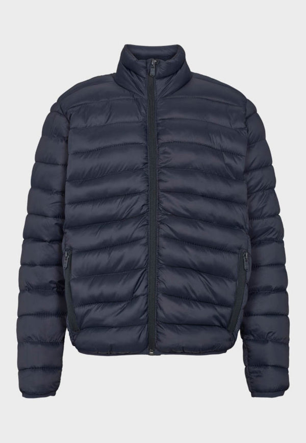 Bo Light High neck jacket - Navy - Kronstadtbrand