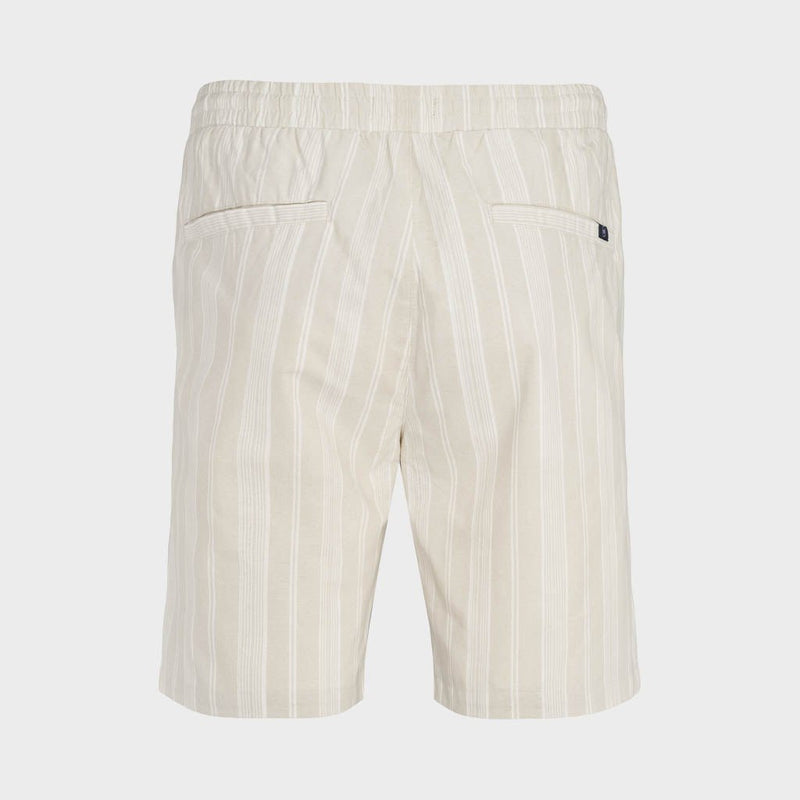 Chill Linen Stripe 02 Shorts - Sand - Kronstadtbrand