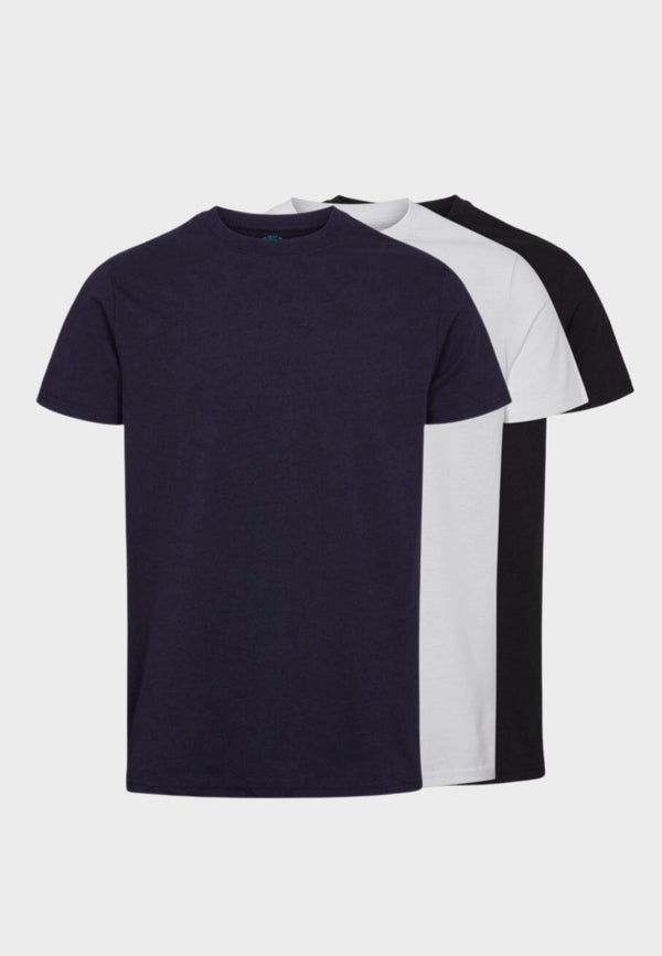 striped Organic/Recycled Kronstadtbrand White/Navy t-shirt Timmi - –