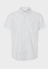 Johan Linen S/S shirt - Off White - Kronstadtbrand