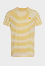 Timmi Organic/Recycled striped t-shirt - Light yellow - Kronstadtbrand
